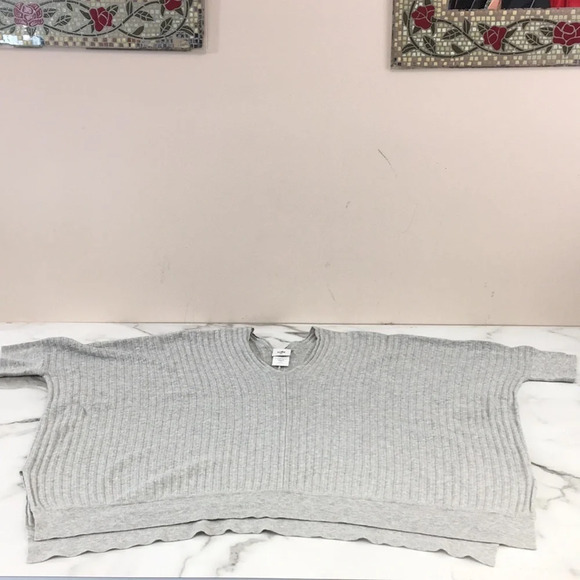 Cabi Sweater Womens XS Gray Watson Oversized Cotton Pullover Dolman Sleeve‎ - Picture 14 of 15